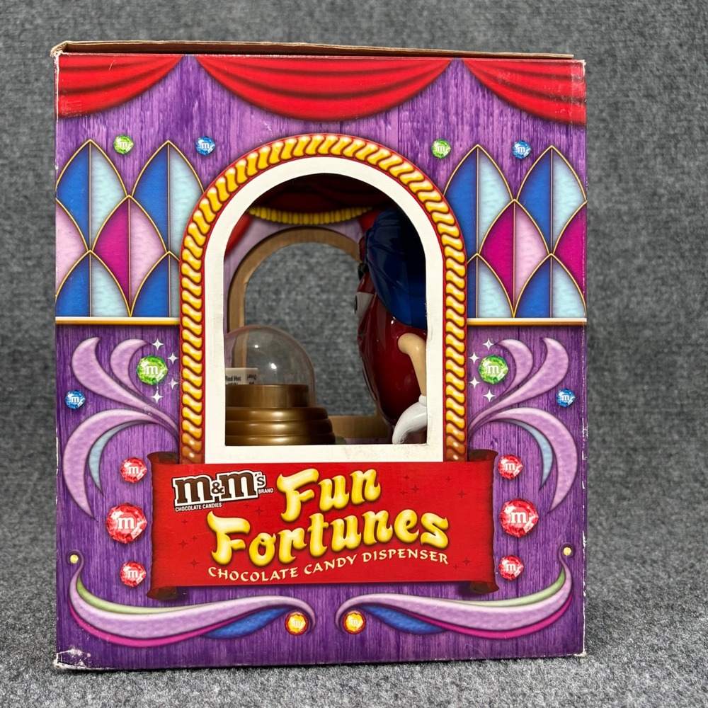 M&Ms Fun Fortunes The Great Red-Ini Candy Dispenser Limited Edition Collectible - Picture 2 of 7